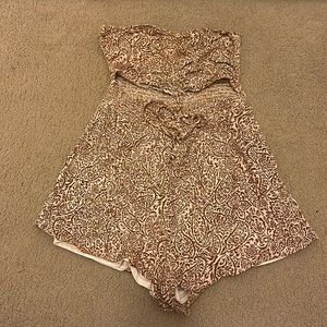 Windsor open front detail romper